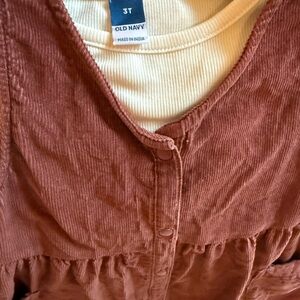 Old Navy Rust Corduroy Dress